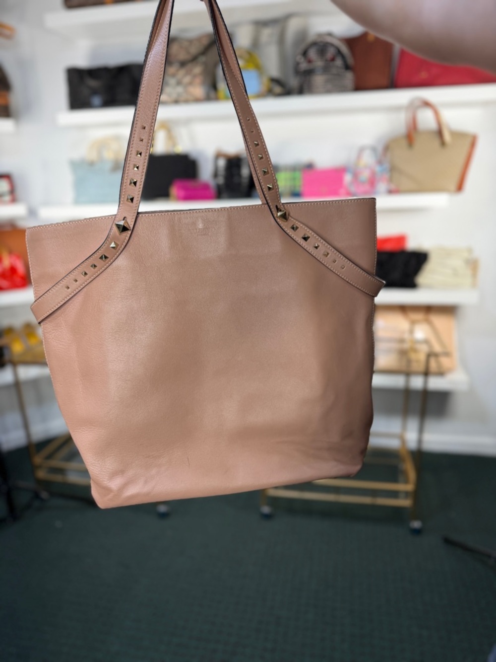 VALENTINO BLUSH TOTE